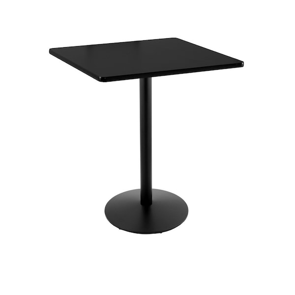 42" 214 Black Table, 30" x 30" Square Top